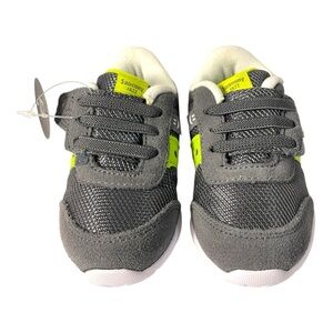 Saucony Jazz Riff Sneakers – Boys’ Size 5.5M – Grey/Citron – New in Box